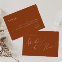 Whimsical Desert | Terracotta Matron of Honour Car