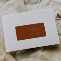 Whimsical Desert | Terracotta RSVP Return Address