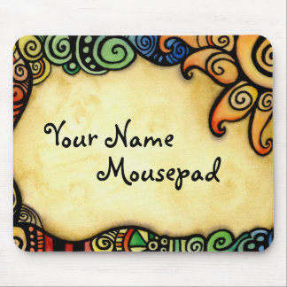 Whimsical Design with Sun Mousepad