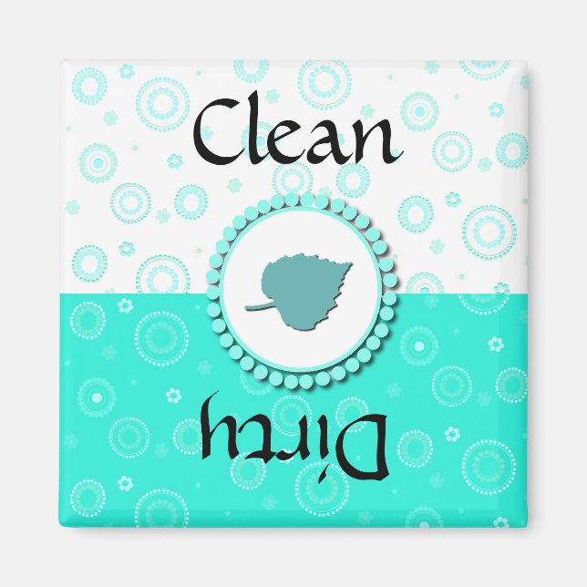 Whimsical Dishwasher Magnet (Front)