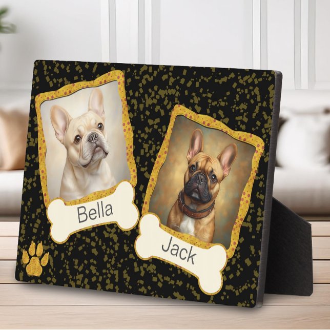 Whimsical Dog Photo Display Create Your Own Plaque (Whimsical Dog Photo Display Create Your Own Plaque)