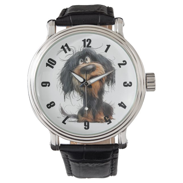 Whimsical dog watch (Front)
