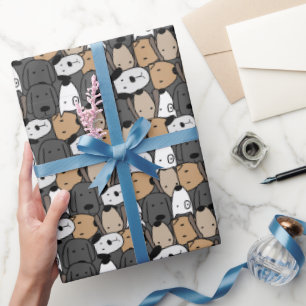 Whimsical Dogs Wonderland Wrapping Paper