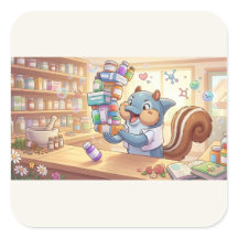 Whimsical Dolphin Squirrel – Apothecary Shop