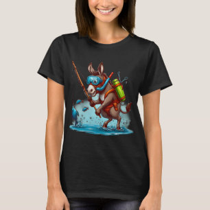 Whimsical Donkey Adventures: Snorkelling and Fishi T-Shirt