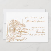 Whimsical Doodle farewell Brunch