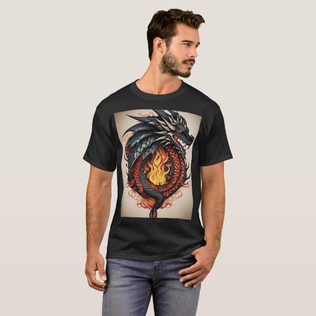 Whimsical Dragon Dream T-Shirt (Front Full)