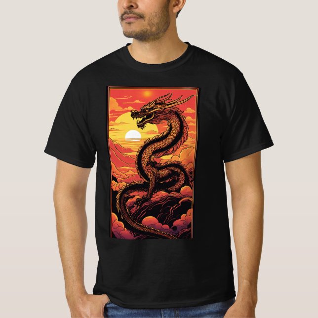  Whimsical Dragon Dreams-Mystical Tee Collection (Front)
