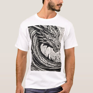 "Whimsical Dragon Watercolor T-Shirt'' T-Shirt