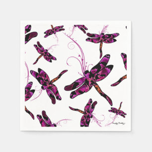 Whimsical Dragonflies Napkin