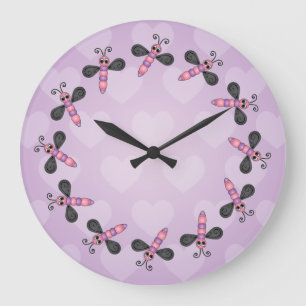 Whimsical Dragonfly Clocks