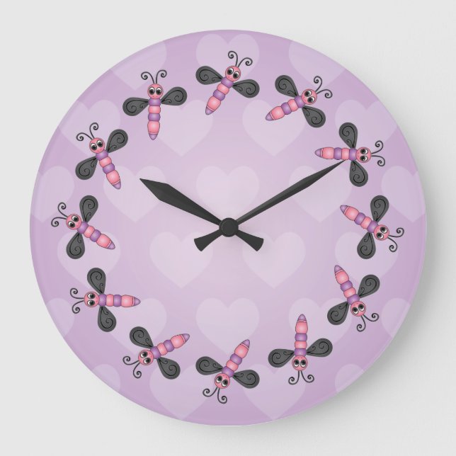 Whimsical Dragonfly Clocks (Front)