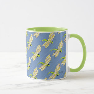 Whimsical Dragonfly Mug