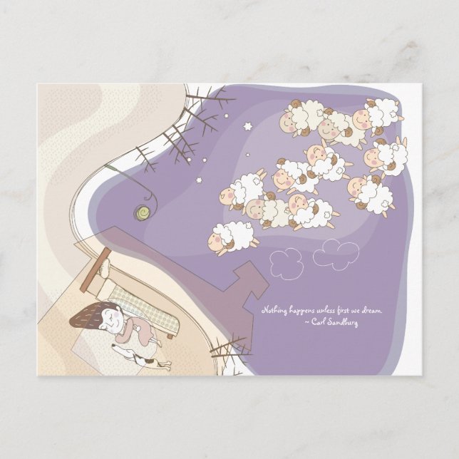 Whimsical Dreamscape 3 Postcard (Front)