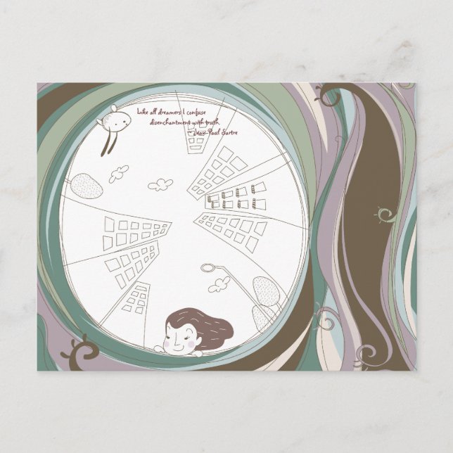 Whimsical Dreamscape 4 Postcard (Front)