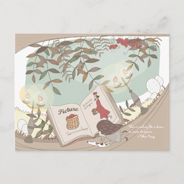 Whimsical Dreamscape 9 Postcard (Front)