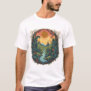 "Whimsical Dreamscape Kingdom" - Magical Fantasy T-Shirt