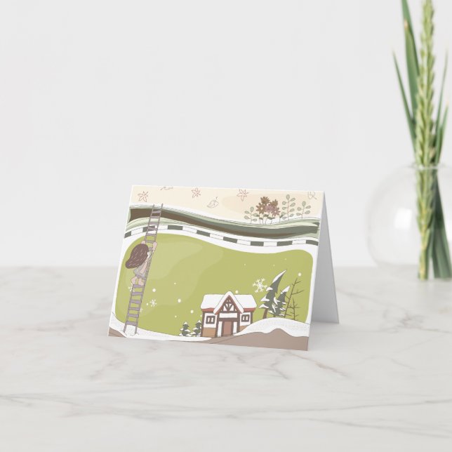 Whimsical Dreamscapes Quote 11 Greeting Card (Front)