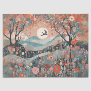 Whimsical Dreamy Landscap Tissue Paper