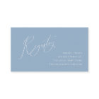 Whimsical Dusty Blue Baby Registry