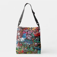 Whimsical dynamic street art Graffiti art pattern