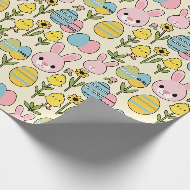 Whimsical Easter Wrapping Paper (Corner)