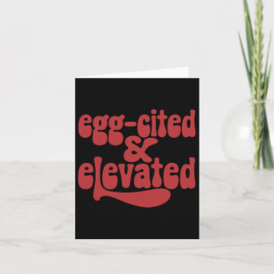 Whimsical Egg-cited And Elevated Easter Fun Joke Card