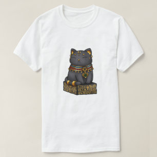 Whimsical Egyptian Cat God Bastet T-Shirt