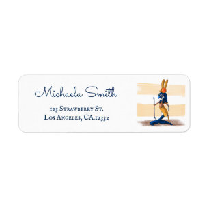 Whimsical Egyptian God Mermaid Return Address