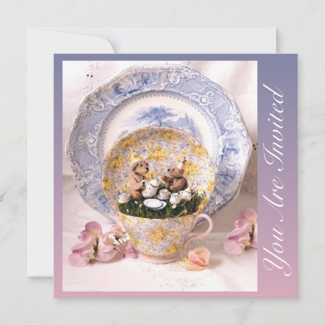 Whimsical Elegance Invitation (Front)