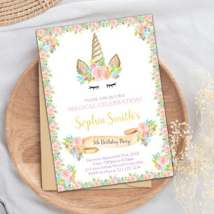 Whimsical & Elegant Party Invite