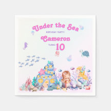 Whimsical Elegant Sweet Under the Sea Mermaid 