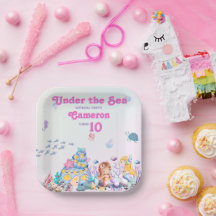 Whimsical Elegant Under the Sea Mermaid Square