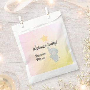 Whimsical Elephant Welcome Baby Favour Bags