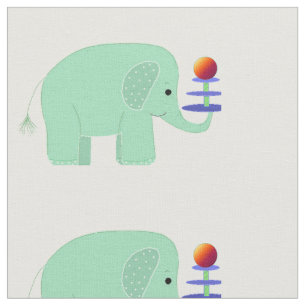 Whimsical Elephants Fabric