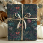 Whimsical Emerald and Pink Floral Decoupage