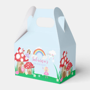 Whimsical Enchanted Fairy Princess 1st Birthday Favour Box