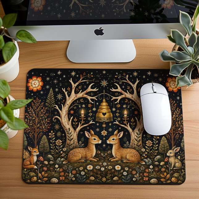 Whimsical Enchanted Forest Fantasy Mouse Mat (Creator Uploaded)