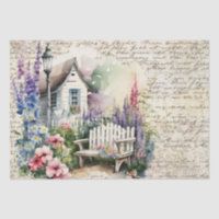 Whimsical English Cottage Fairytale Flower Garden