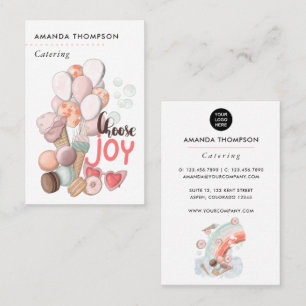 Whimsical Event Catering Business Card