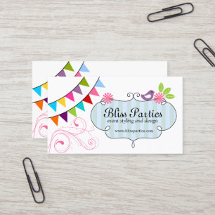 Whimsical Event Styling and Design Business Card