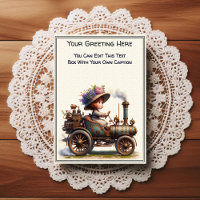 Whimsical Everyday Sentiment Steampunk Art  
