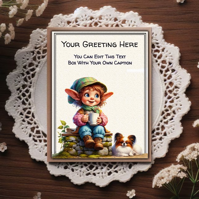 Whimsical Everyday Sentiment Storybook Art   Postcard (Creator Uploaded)