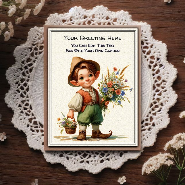 Whimsical Everyday Sentiment Storybook Art   Postcard (Creator Uploaded)