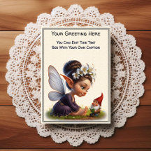 Whimsical Everyday Sentiment Storybook Fairy