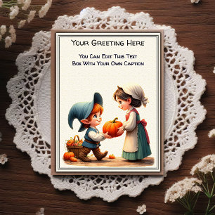 Whimsical Everyday Sentiment Vintage Art Postcard