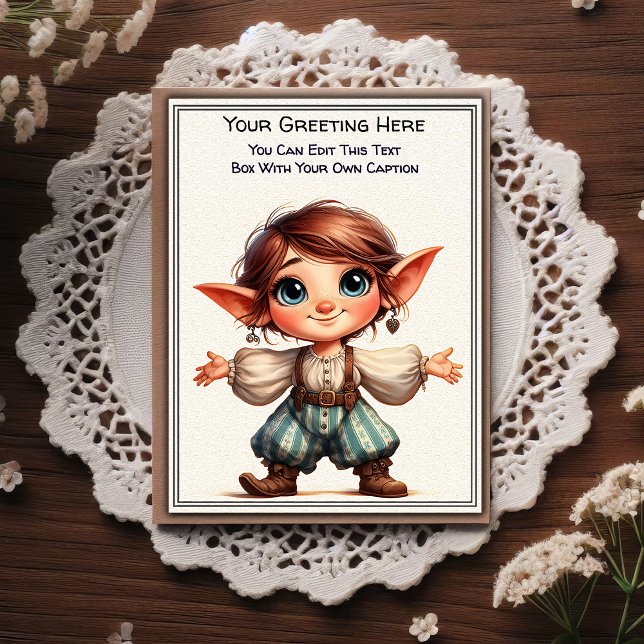 Whimsical Everyday Sentiment Vintage Art Postcard (Creator Uploaded)