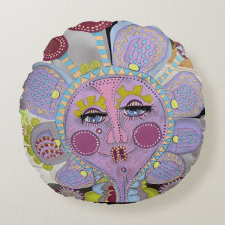 Whimsical Face Pillow
