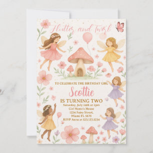 Whimsical Fairy Birthday Invitation
