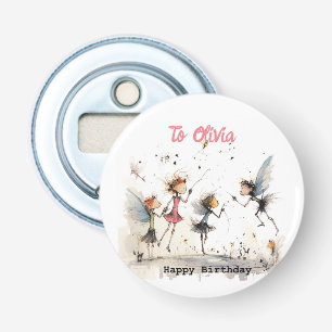 Whimsical fairy bottle opener cute fairies